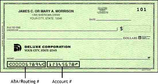 Find your routing number